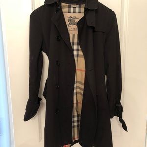 Black Burberry trench coat 8